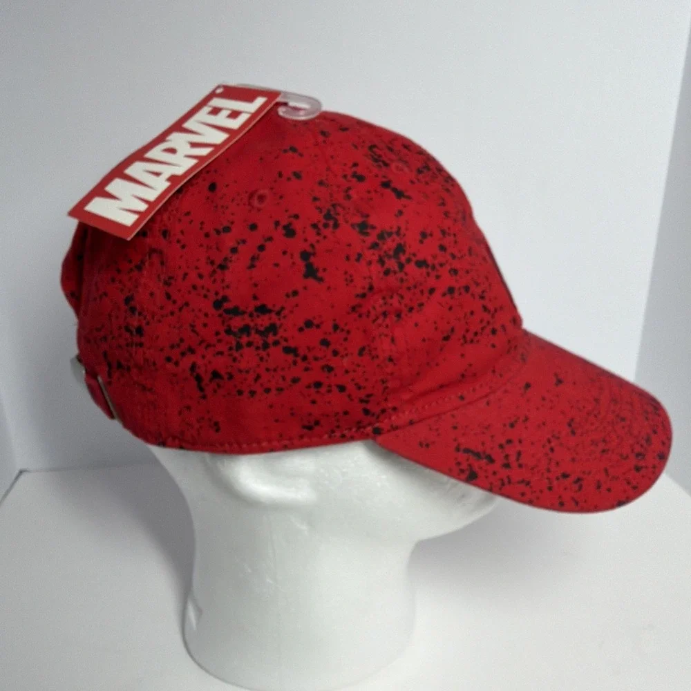 Marvel DeadPool Hat Red Color Adjustable Size Marvel Comics Brand New